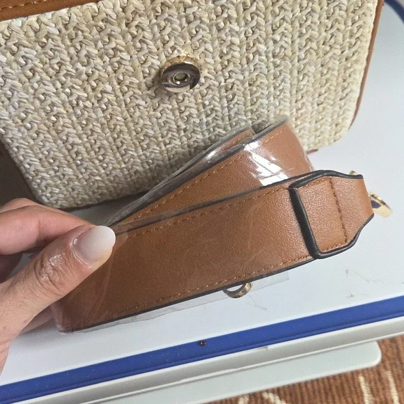 Nwt Wicker Bag - Picture 6 of 6